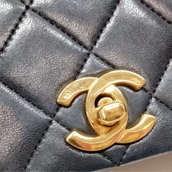 CHANEL CC Matelasse Full Flap Chain Shoulder Bag Leather GHW - Picture 13 of 17